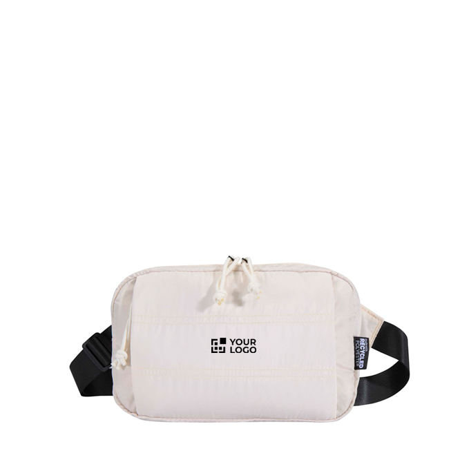 Bolsa de cintura poliéster reciclado acolchoada repelente à água 1,5 L