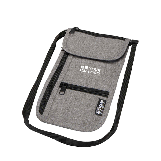 Bolsa de viagem compacta com múltiplos bolsos e correia 130 cm