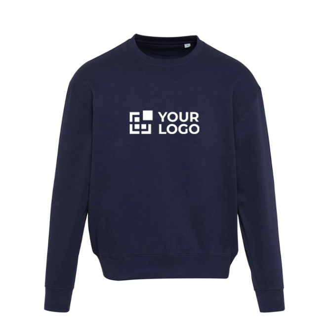 Sweatshirt oversize gola redonda em algodão ecológico 280 g/m2 Elevate