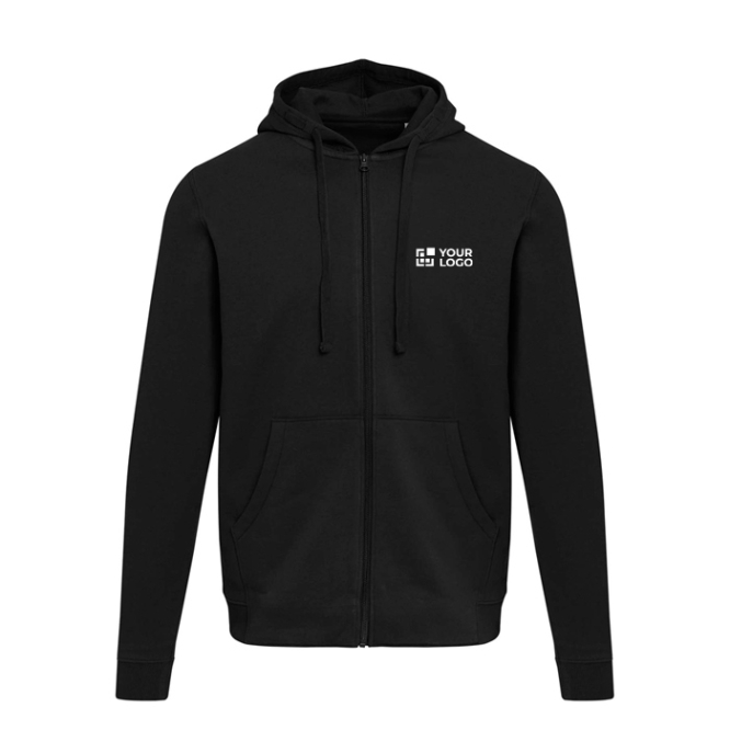 Sweat com capuz unissexo com interior cardado 280 g/m² Elevate