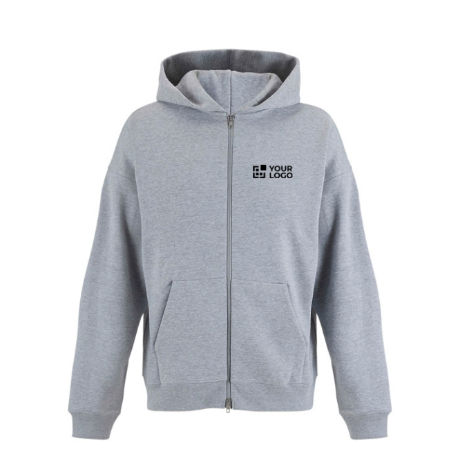 Sweatshirt unissexo de algodão com capuz e fecho 450 g/m² SOL'S LEGACY