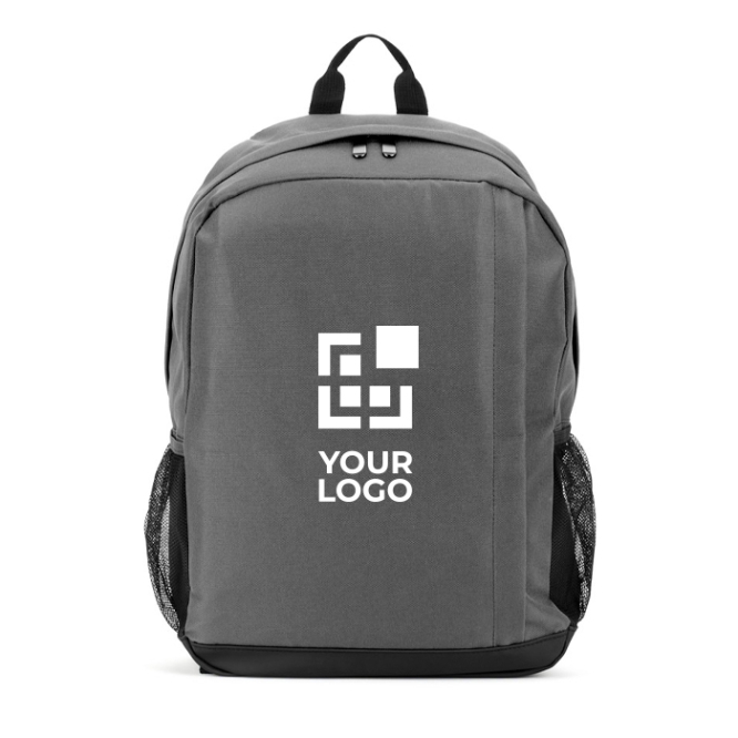 Mochila ecológica para portátil com painel traseiro em malha 15