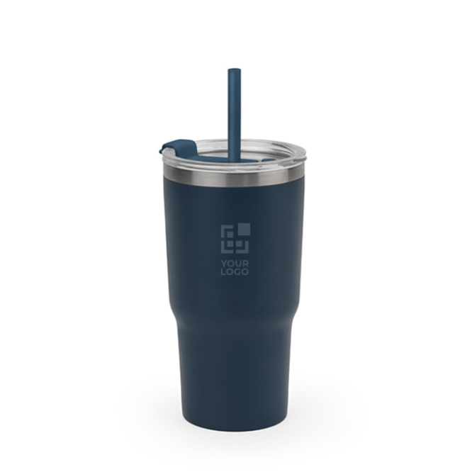 Copo em aço reciclado com parede dupla e acabamento mate 600ml