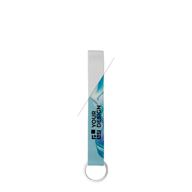 Cordão curto em poliéster reciclado para sublimação 2 x 1,5cm
