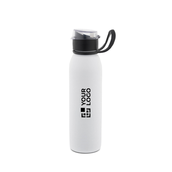 Garrafa desportiva em aço inoxidável reciclado de parede simples 670 ml