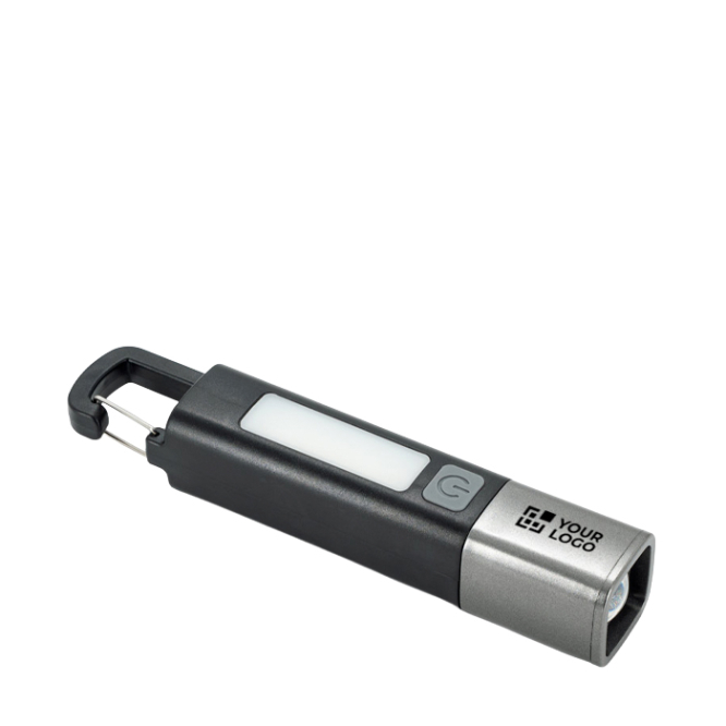 Lanterna recarregável USB-C com modos de luz LED e COB 2 W 800 mAh