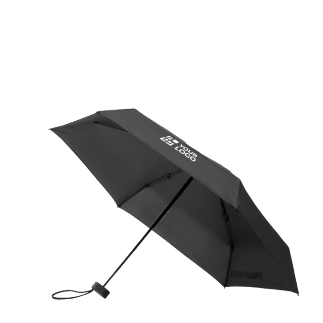 Mini guarda-chuva compacto manual 5 secções com bolsa de borracha Ø90