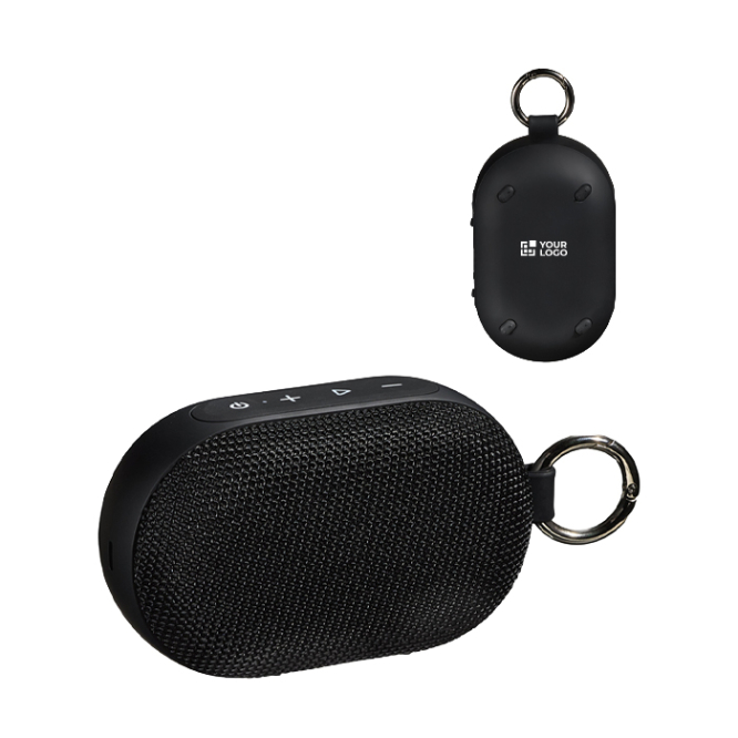 Coluna Bluetooth com bateria removível e resistência à água IPX5, 6W