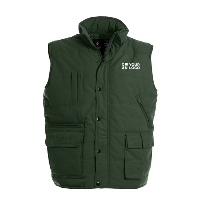 Colete à explorador de poliéster térmico e impermeável 285 g/m2 B&C 