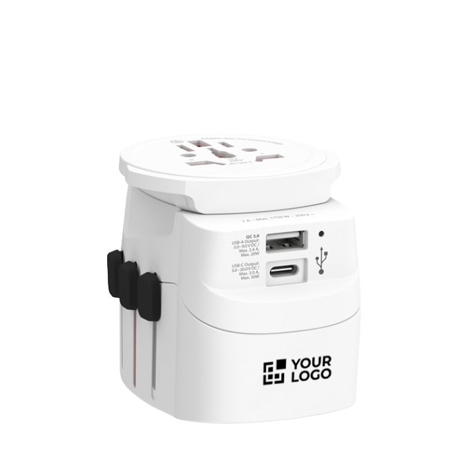Adaptador universal ultrapotente para mais de 200 destinos Skross
