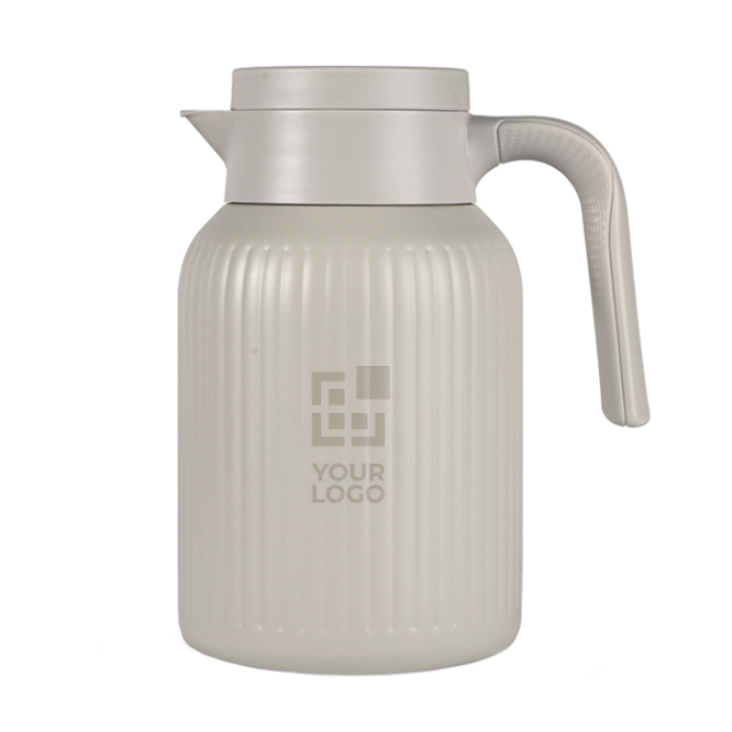 Jarro térmico com aparência característica estriada na vertical 1,5 L