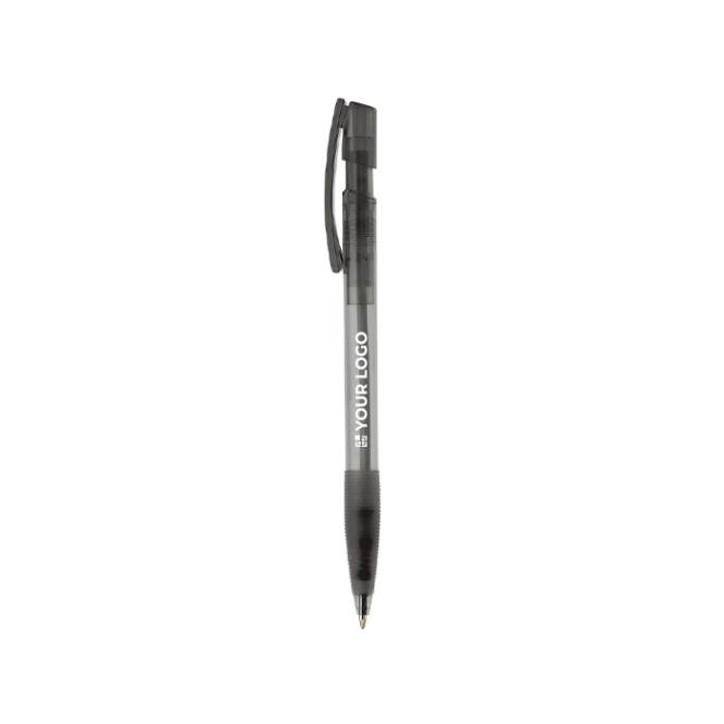 Caneta de plástico fabricada na Alemanha com tinta azul recarregável