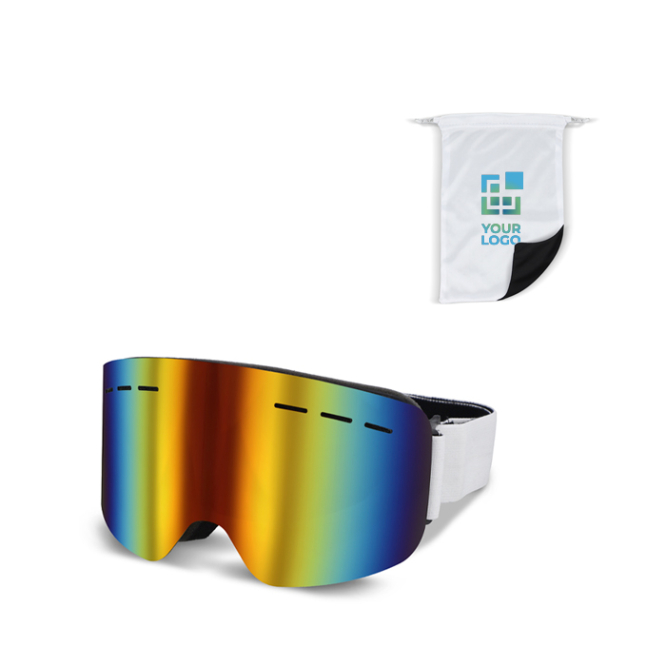 Óculos desportivos com fita ajustável, ideais para ski e snowboard