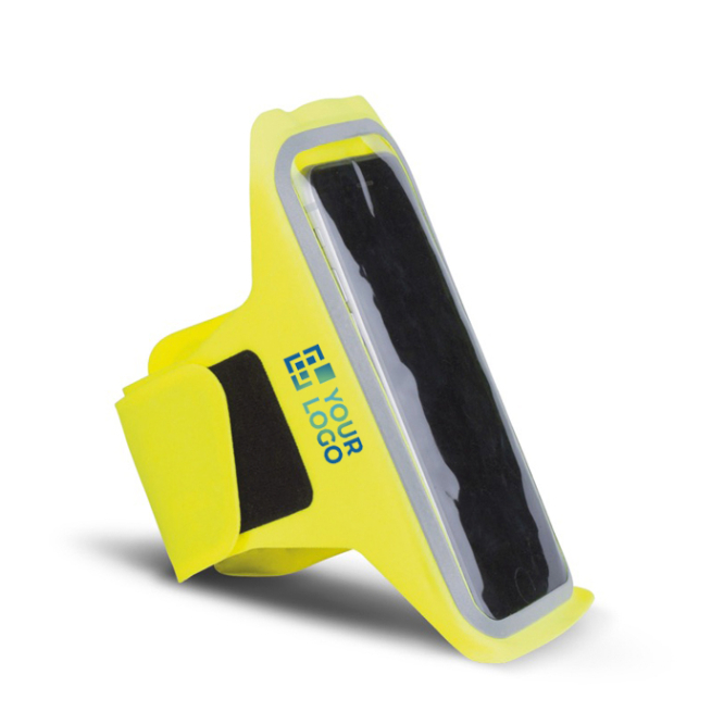 Braçadeira desportiva de neoprene para a maioria dos smartphones vista principal
