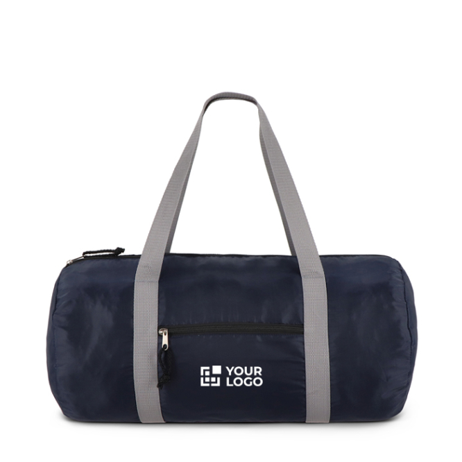 Saco desportivo dobrável com bolso frontal e capacidade de 20 L