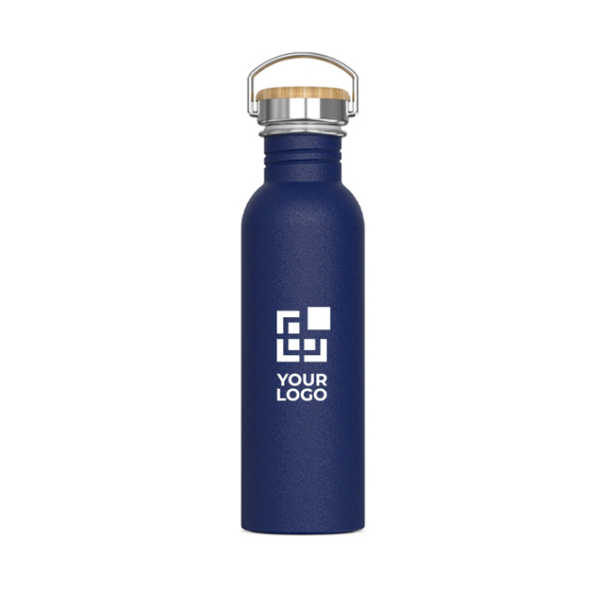 Garrafa de aço inoxidável anti-fugas com revestimento em pó 750 ml