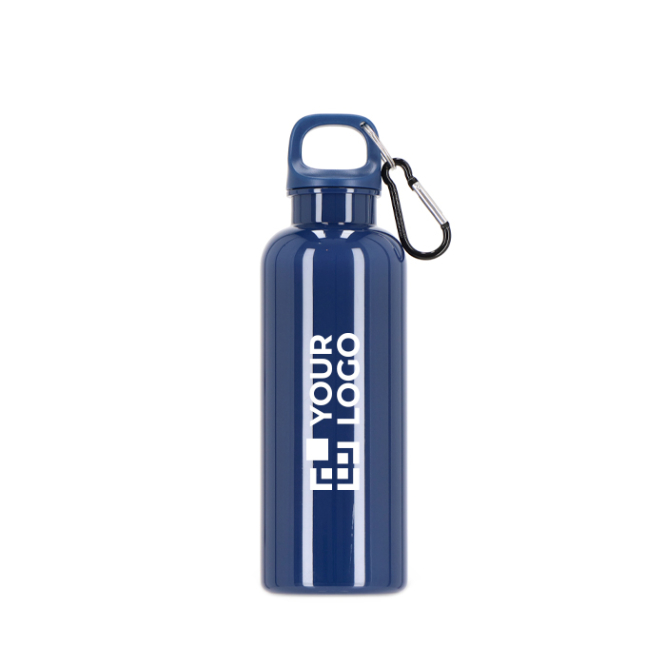 Garrafa de plástico em cores vivas com tampa a condizer 500 ml
