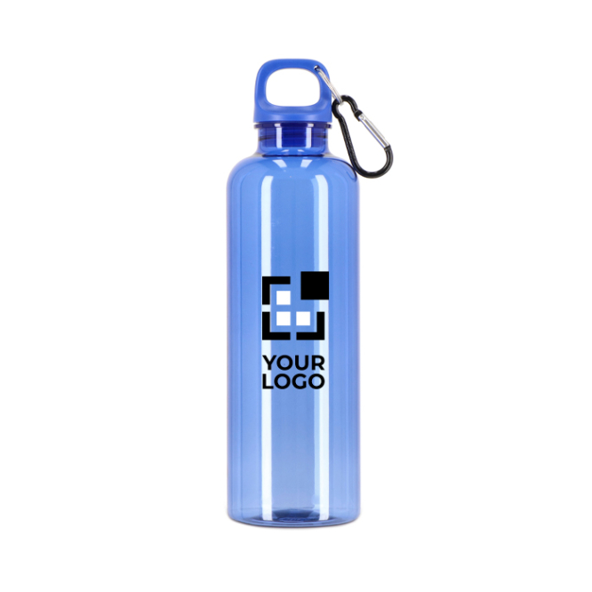 Garrafa de plástico em cores vivas transparentes 750 ml