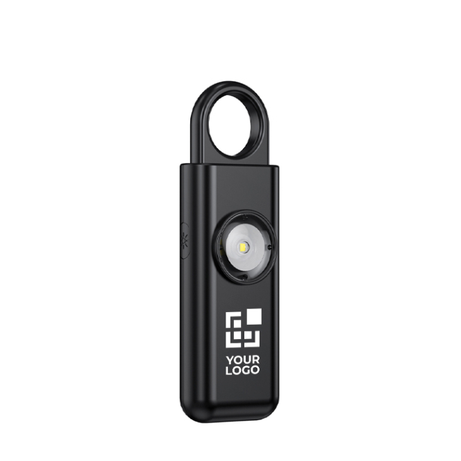 Alarme pessoal inteligente com luz e recarga USB-C 150 dB