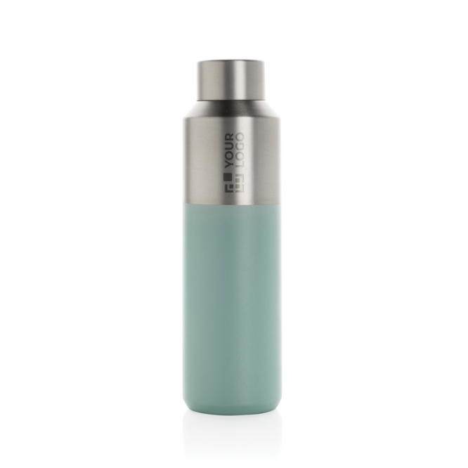 Garrafa térmica de aço reciclado com tampa antifugas 600 ml