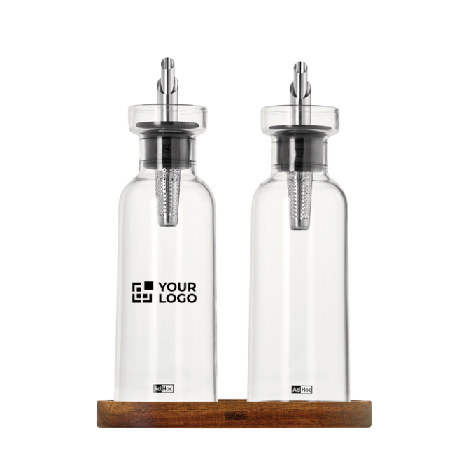 Conjunto de doseadores de óleo e vinagre 4 em 1 300 ml AdHoc