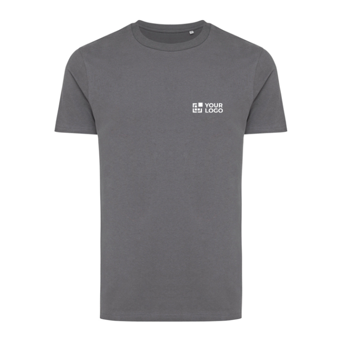 T-shirt mix de algodão reciclado e orgânico 180 g/m2 Iqoniq Bryce