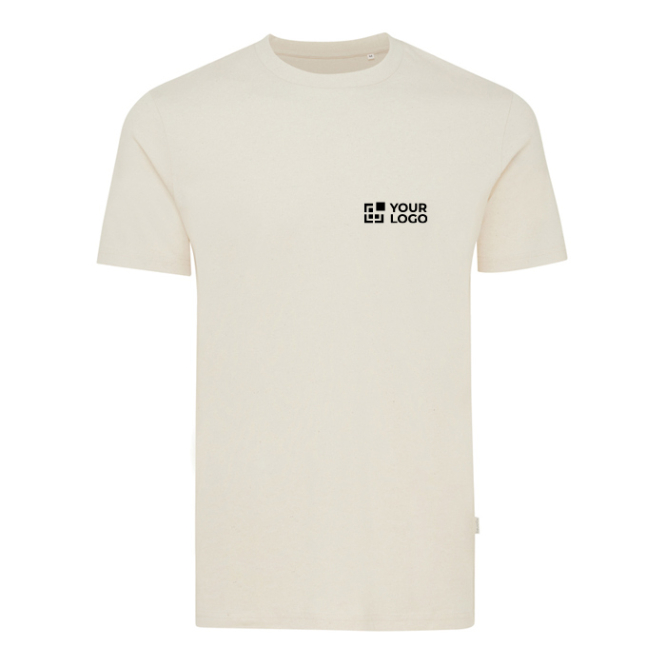 T-shirt mix de algodão reciclado e orgânico 180 g/m2 Iqoniq Manuel vista principal