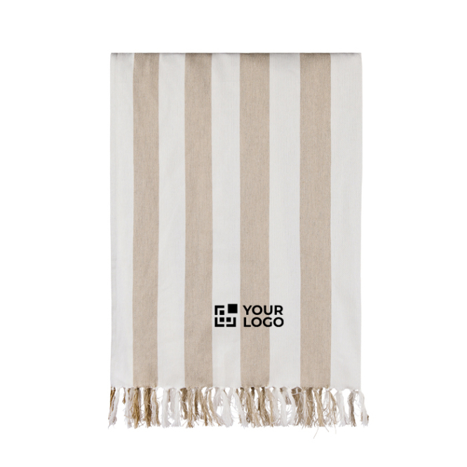 Toalha hammam familiar de algodão reciclado 200 g/m2 180 x 180 cm
