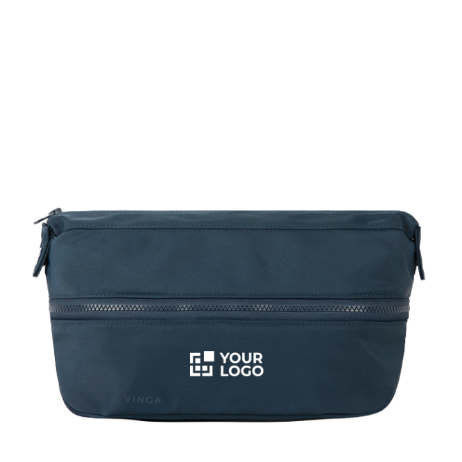 Necessaire expansível de plástico reciclado com fecho resistente 7L