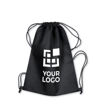 Mochilas publicitárias de cordão de non-woven 80 g/m² Basic