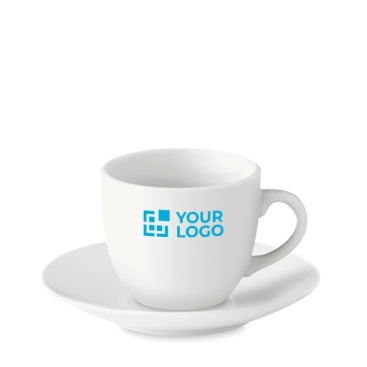 Chávena de café personalizada com logotipo vista principal