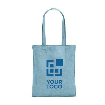 Saco de algodão reciclado para personalizar cor preto