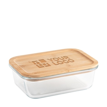 Tupperware de vidro para oferecer como brinde vista principal