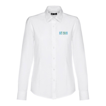 Camisa cintada em algodão e poliester para mulher 130 g/m2 THC Tokyo