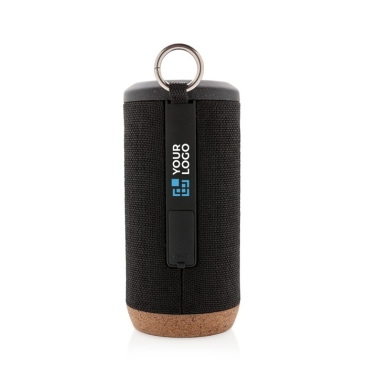 Coluna com base em cortiça para oferecer cor preto
