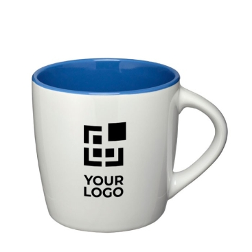 Caneca corporativa branca com cor no interior vista principal