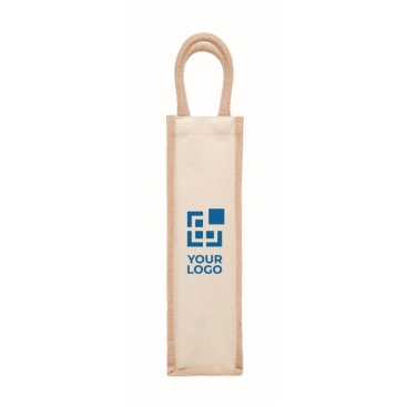 Saco para vinho personalizado de juta e canvas 320 g/m2 Wine Rioja