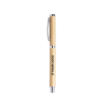 Roller em bambu para brindes de empresas vista principal