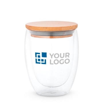 Copo de vidro para personalizar