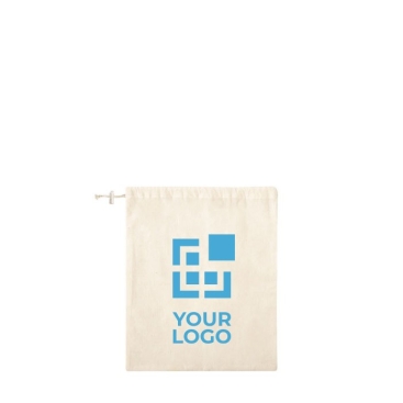 Bolsa de rede em 100% Algodão 120 g/m2 cor natural