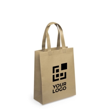 Saco pequeno com logo em non-woven 90 g/m2 vista principal