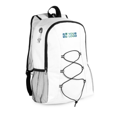 Mochila desportiva com saída para auriculares