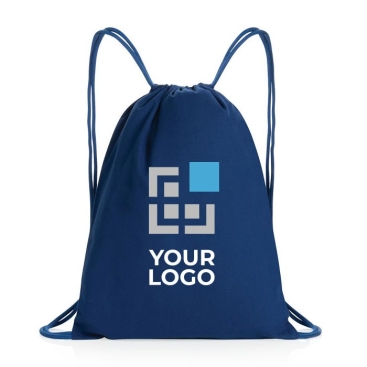 Mochila de cordas de algodão reciclado