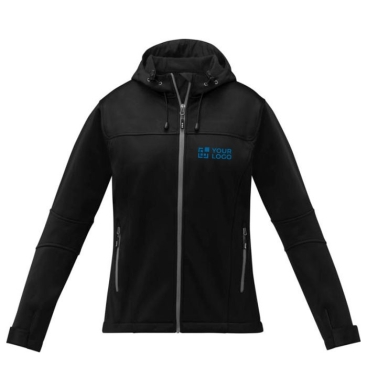 Casaco impermeável de mulher 360 g/m2 cor preto