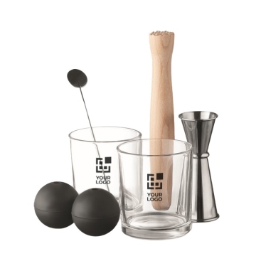 Jogo com várias peças para cocktail