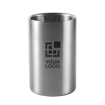 Balde de gelo isotérmico cilíndrico de aço inoxidável 1,5L Inox
