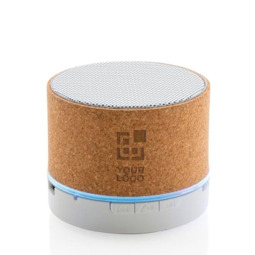 Coluna Bluetooth personalizada de cortiça vista principal
