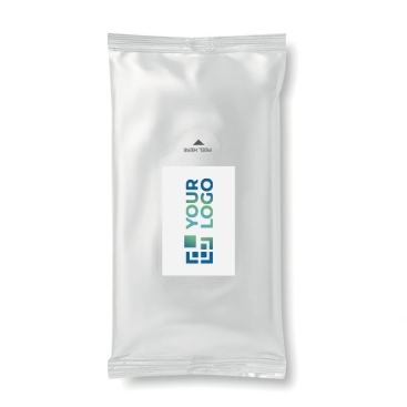 Pack de 10 toalhitas húmidas para limpeza, em saco