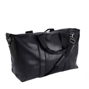 Saco de desporto em pele, bolso interior de fecho de correr
