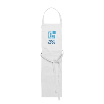 Avental de algodão e poliéster com 2 bolsos 240 g/m²